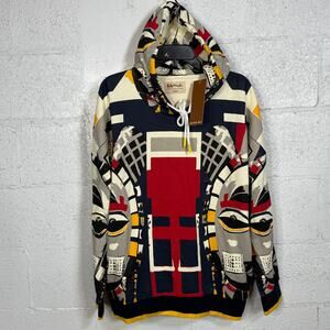 AGTAWH French Terry Motif Print Hoodie Men's Unity Print Medium, $112